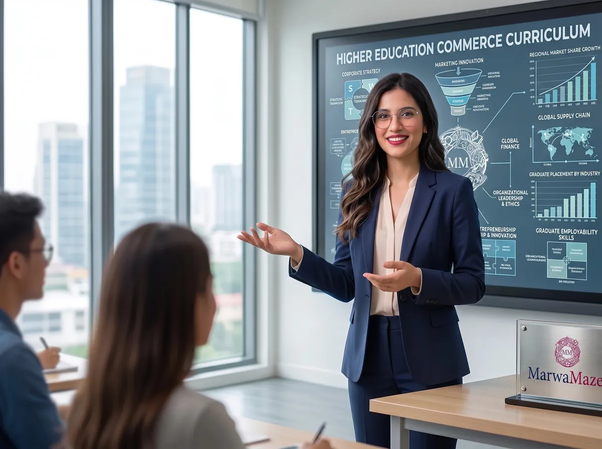 Illustration of an English higher education lecture